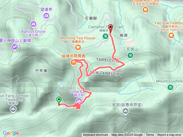 銀河洞、鵝角格山、貓空預覽圖