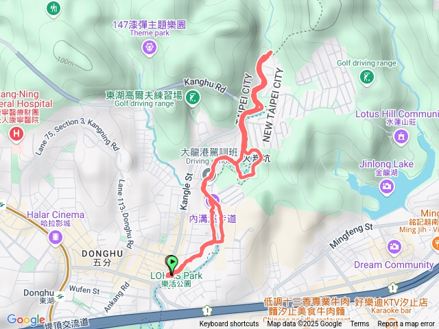 東湖樂活公園寒櫻-內溝溪生態步道(2025-2-2)
