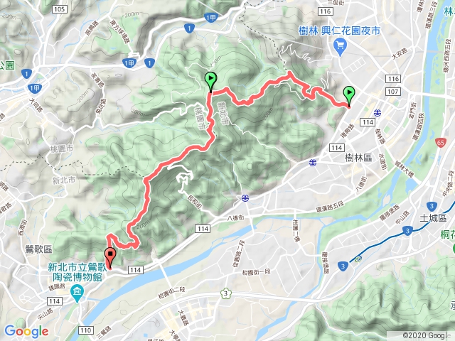 大棟山(小百岳#15)【樹林大安路312巷進、北鶯公園(鶯歌)出】