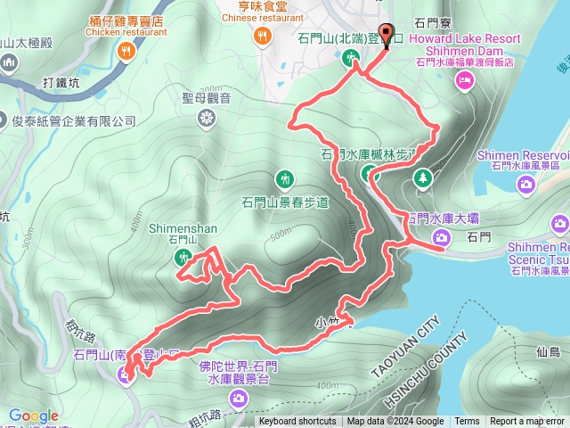 石門山石門水庫賞楓