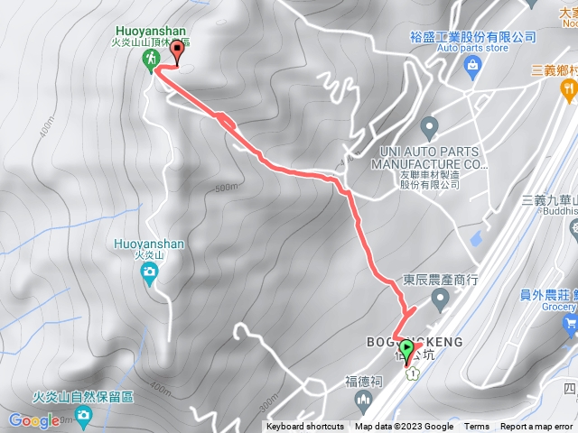 火炎山、南鞍古道O走