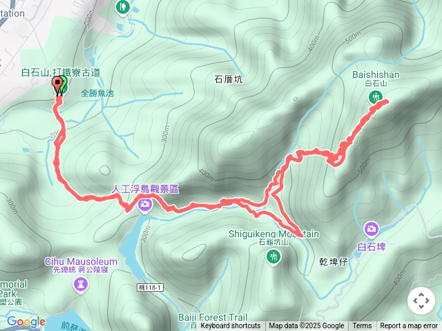 打鐵寮古道白石山