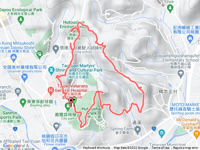 桃園虎頭山環山O形