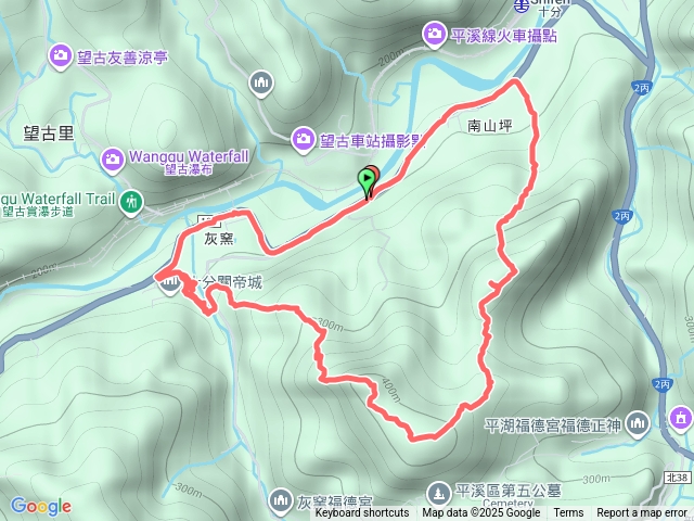 20250914萬寶洞瀑布-灰窯山-石後山-南山坪山-平湖尖O型走