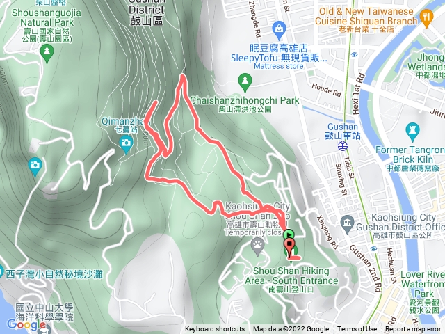 南壽山走一段路