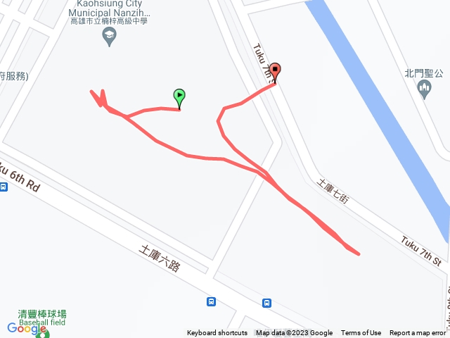 楠梓高中測試路線