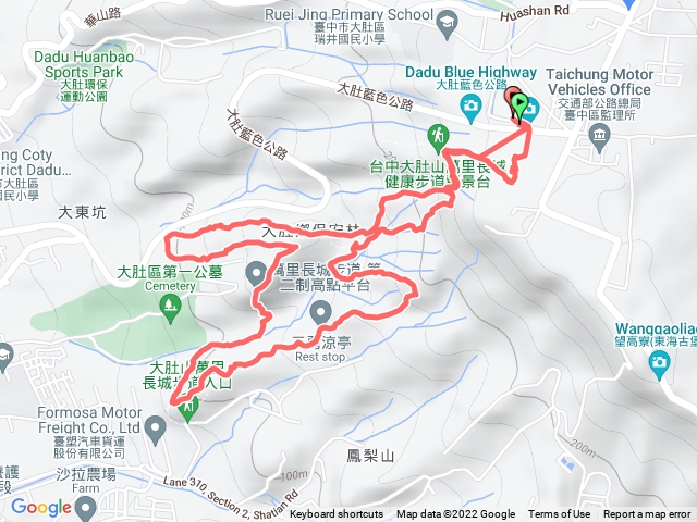 萬里長城+旗開得勝步道