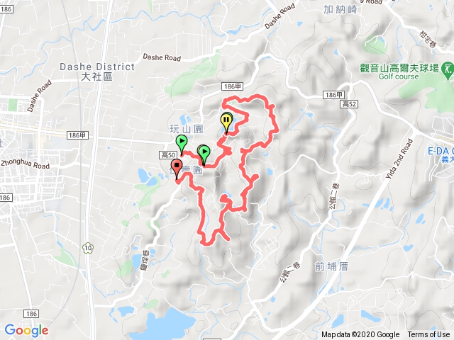 觀音山14連峰（駱駝山沒標記到）