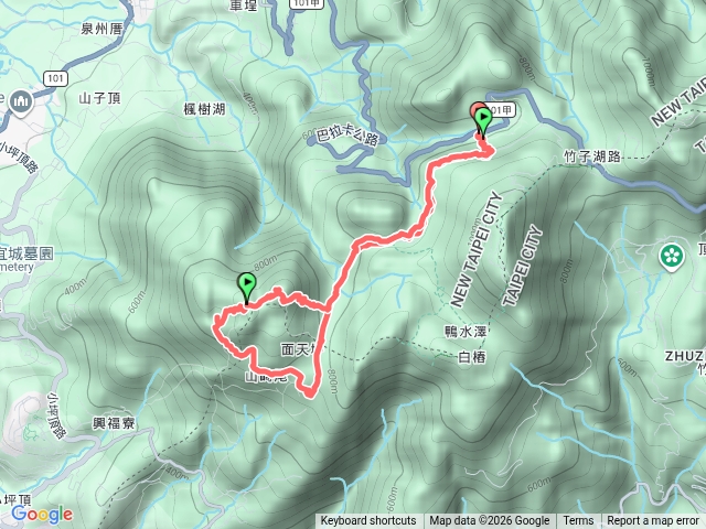 二子坪走面天山