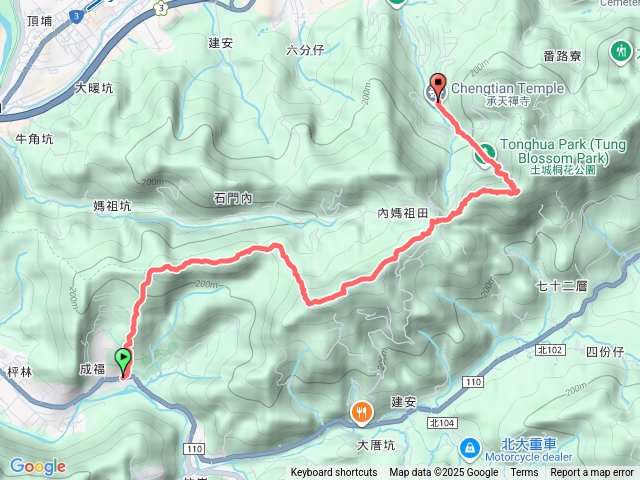 2025微笑山線大縱走尋寶集章任務微笑山線：【天上山系】望月亭桐花段202508241348