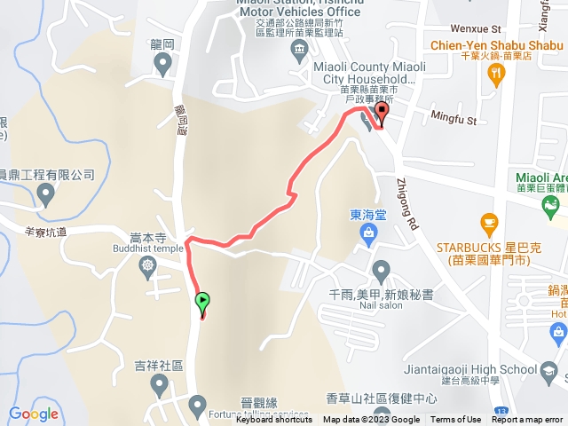 🔺苗栗/苗市/將軍山，H119m (土地調查局圖根點 | 渡40)