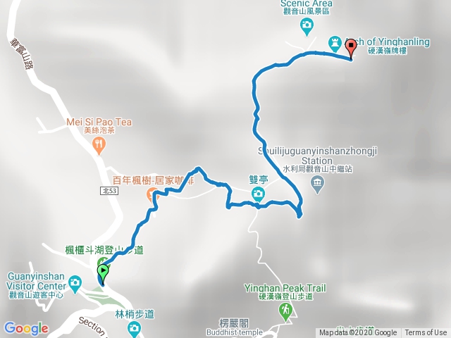 探索觀音山尋寶任務楓櫃斗湖步道202007121222