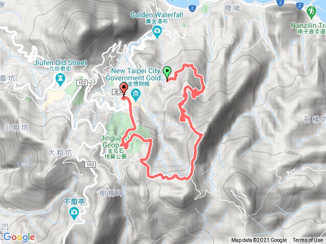 煙囪稜茶壺山半屏山