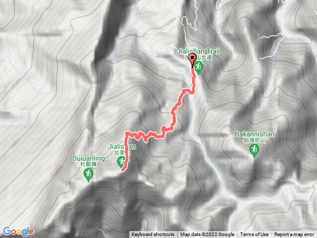 鹿場登山口to加里山