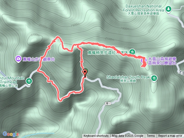 大雪山200林道27.5稍來山28.5下200林道