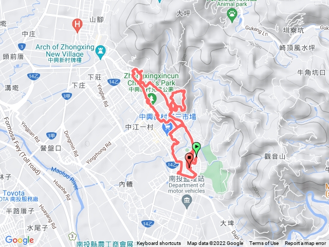 中興新村巷弄&文學步道