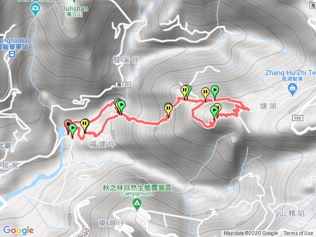 塘湖古道上塘湖山下甕缸潭步道