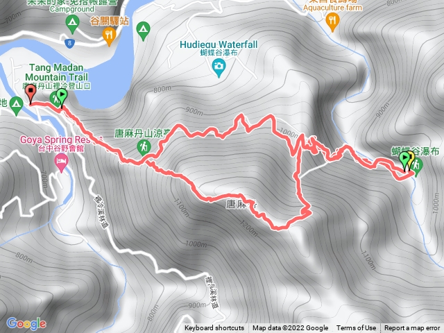 裡冷部落上唐麻丹山下蝴蝶谷回裡冷