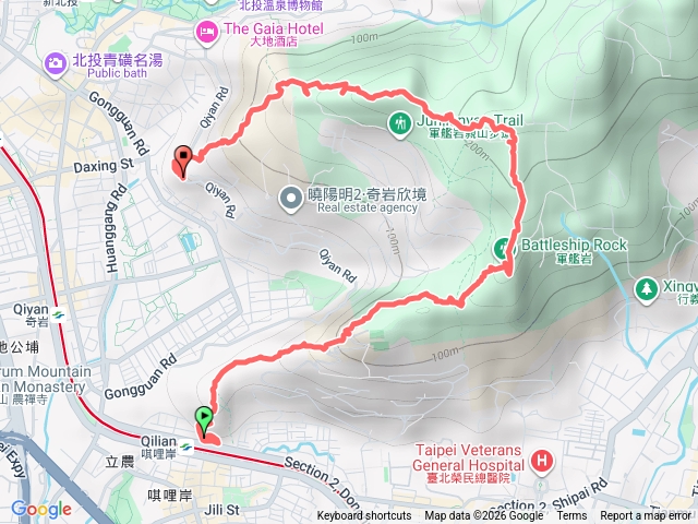 軍艦岩U形縱走預覽圖