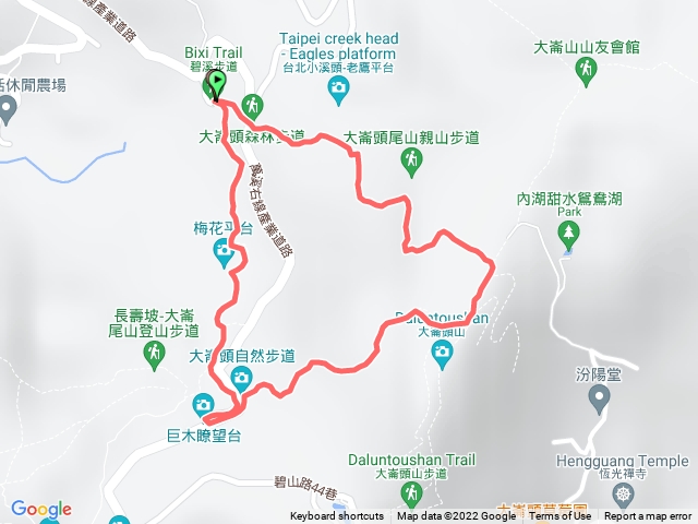 台北市碧溪小溪頭1h15m