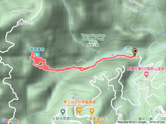 楓林瀑布鹿角坑