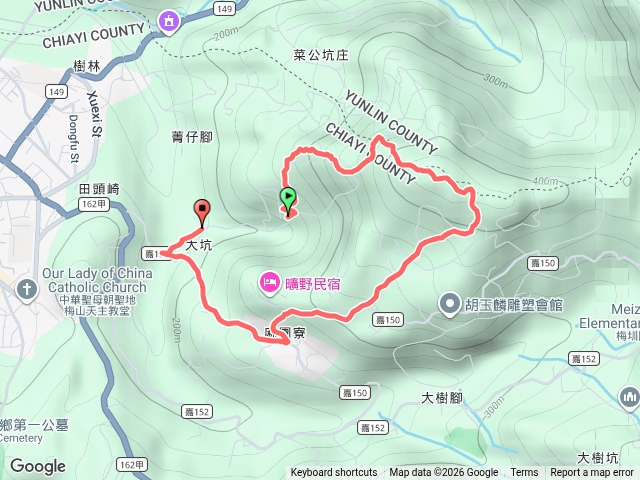 圳北O型一圈（停車場開始）