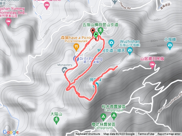 Hazel吵鬧路線五指山