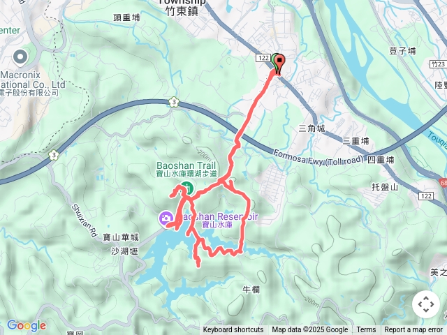 尖山  碧湖吊橋  寶山水庫環湖步道  寶湖吊橋 柯子湖山