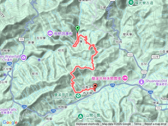 頂坑山-新路尾山-大平林山-武山煤礦遺址