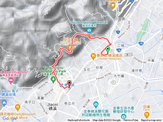 礁溪猴洞坑溪瀑布跑馬古道