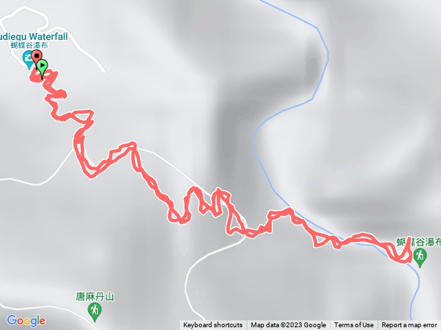 松鶴客棧至蝴蝶瀑布