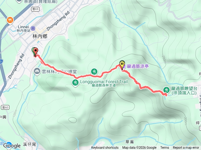 龍過脈森林步道-鐵管坑入口-坪頂龍過脈涼亭預覽圖