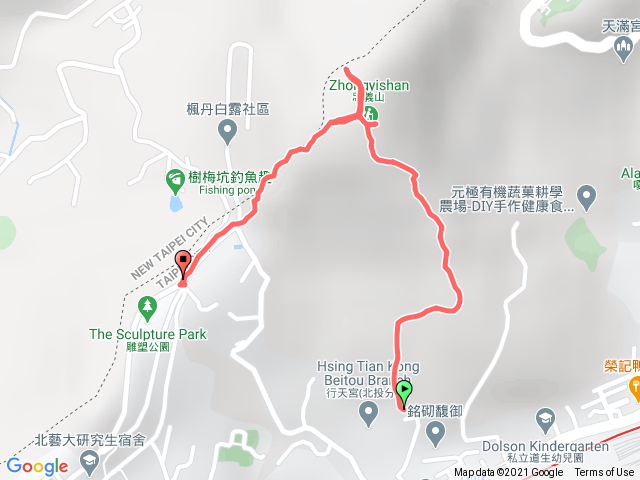 北投忠義山步道