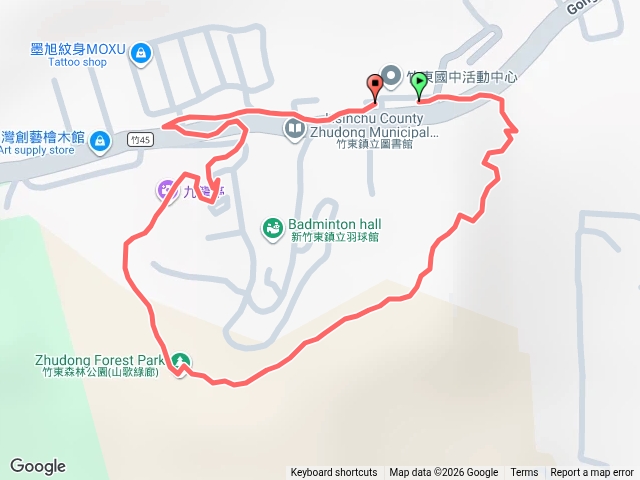 竹東森林公園步道預覽圖