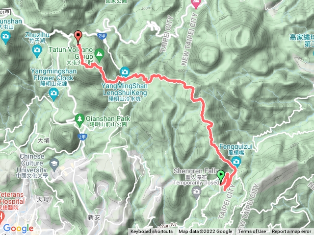 東段陽明山縱走
