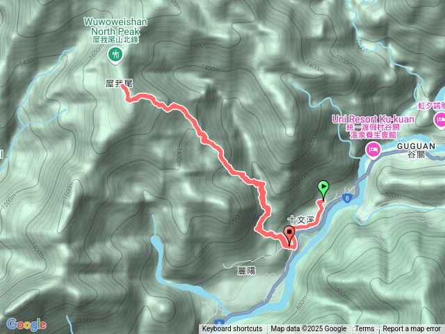 屋我尾山來回（麗陽上）