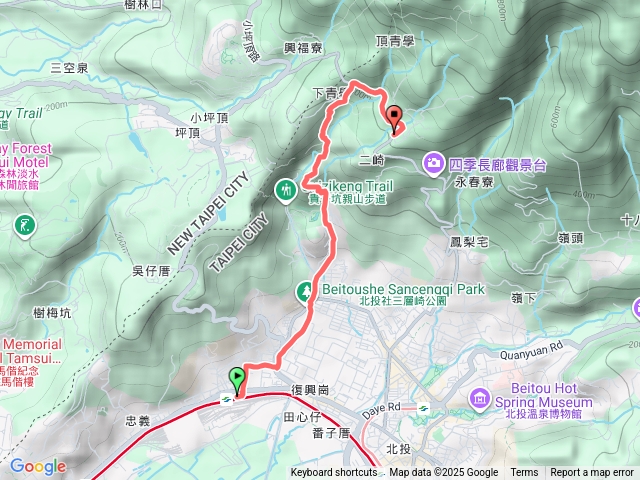 貴子坑上清天宮夜爬預覽圖