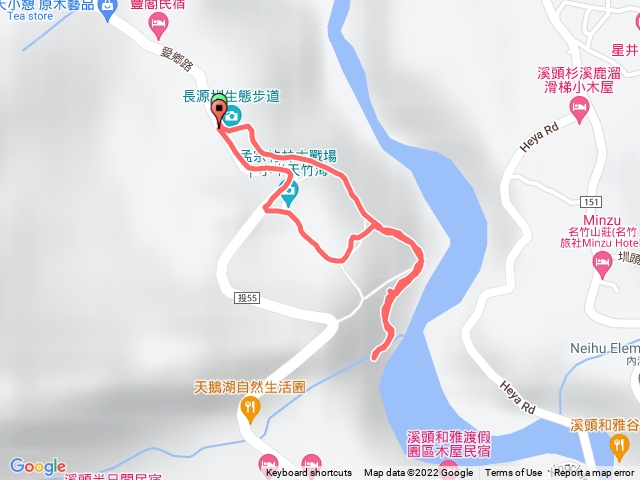 長源川水道竹林小瀑布秘境