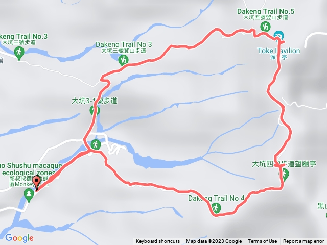 大坑4号→5号→3之1下