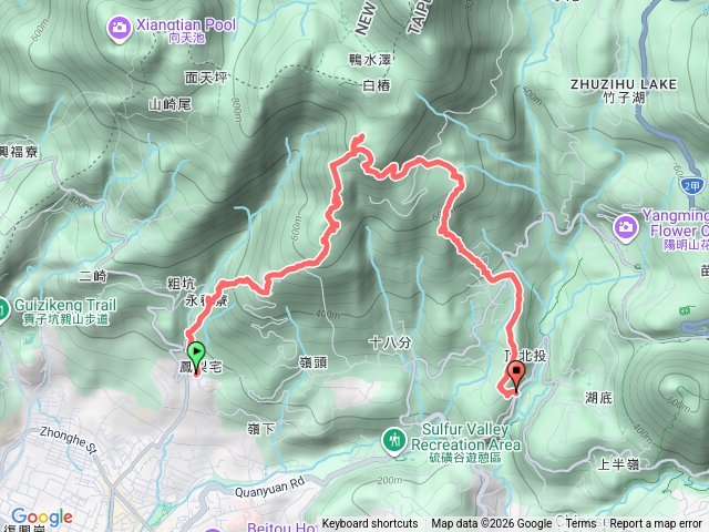 鳳梨宅-中正山-小屯山-頂湖山-頂湖站-十八挖水圳-龍鳳谷站預覽圖