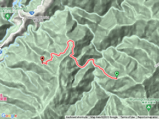 【甘藷無明】D3 遠多志山前營地-耳無溪營地-730林道17.5k叉路-11.7k柵欄