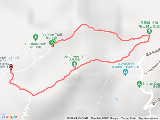 大崙尾山（翠山步道、中社路步道）