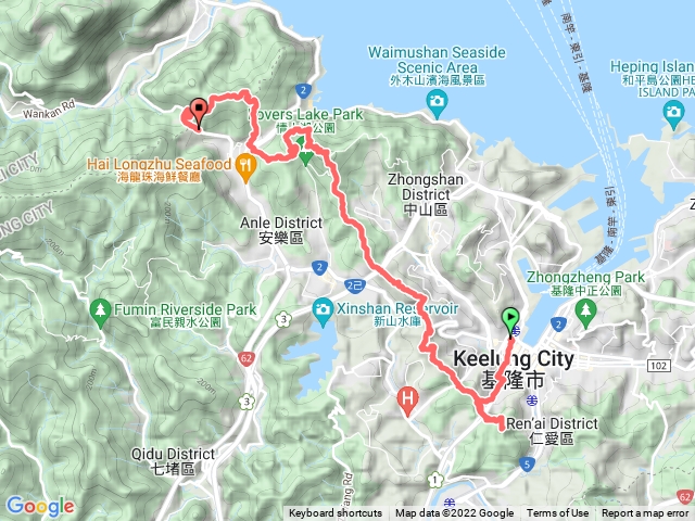 大台北天際線第五段：基隆火車站至界寮小段