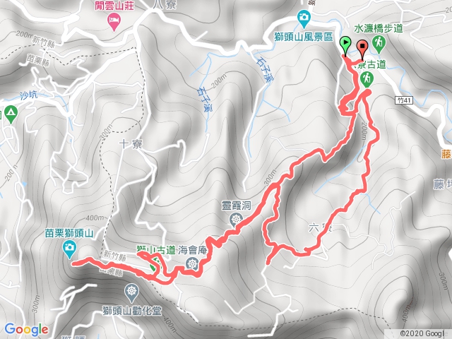 獅山-六寮-萬佛庵古道