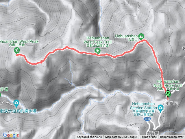 合歡西峰+北峰