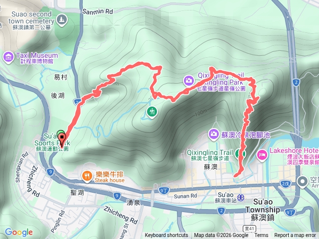 蘇澳七星嶺步道（原路折返）