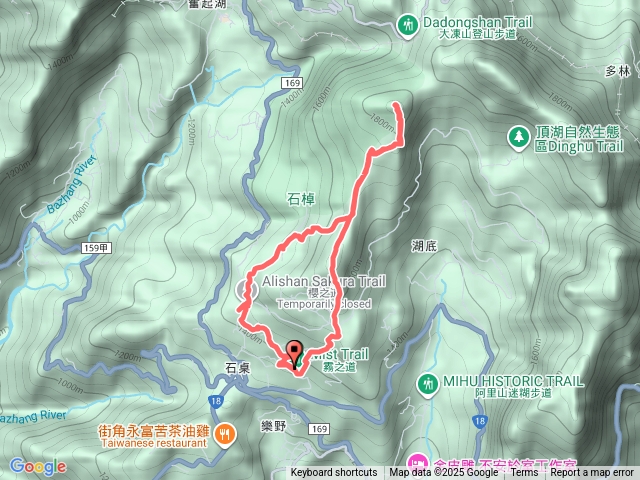 頂石桌步道+霹靂山