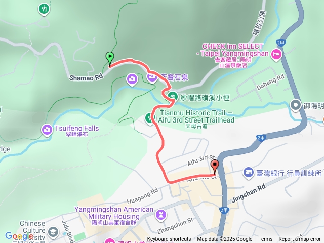 紗帽路磺溪小徑