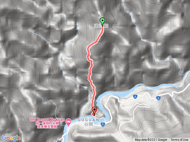 坡津加+稍來步道東側