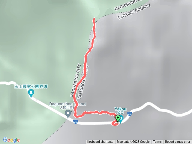 南橫三星之關山嶺山